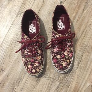 FLORAL Vans!